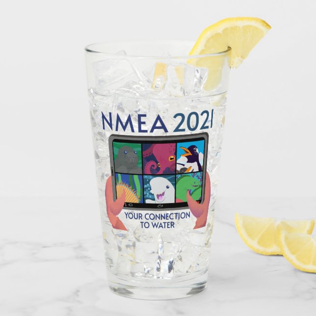 NMEA 2021 pint glass (Back Ice)