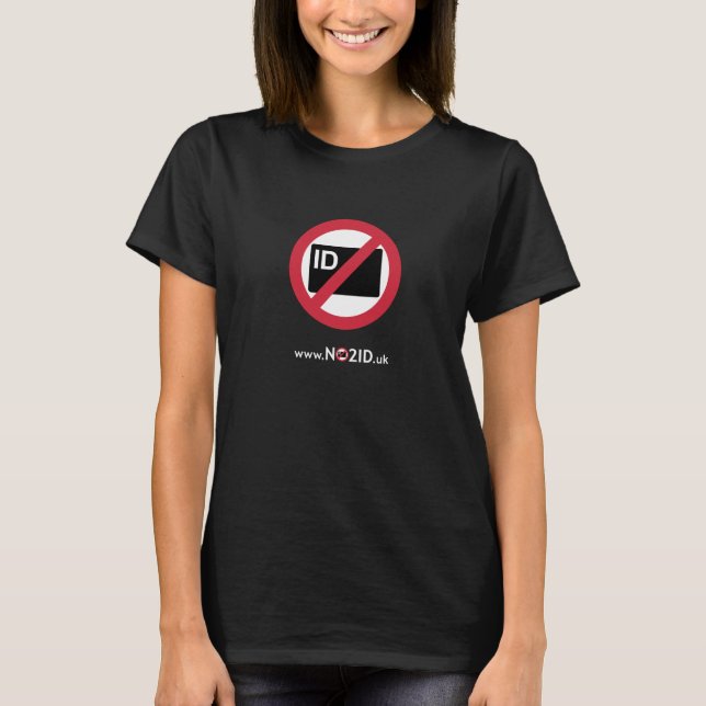 NO2ID T-shirt (Women's CLASSIC) (Front)