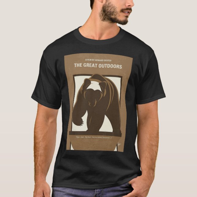 No824 My The Great Outdoors minimal movie poster   T-Shirt (Front)