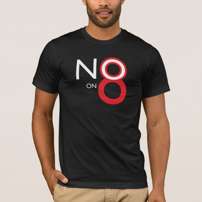 NO8 / No on 8 T-Shirt (Front)