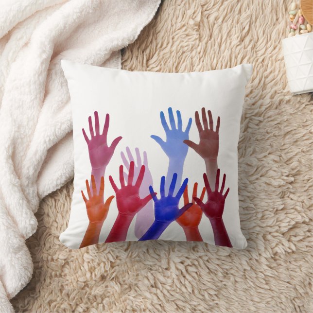  No 01, Movement and unity Throw Pillow (Blanket)