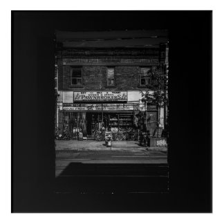 No 1030 Queen St E 3 with Border Acrylic Print