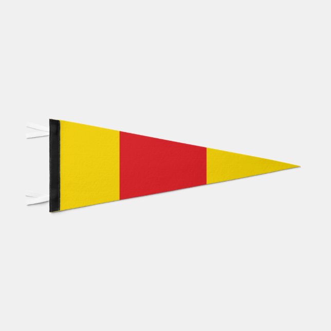 No. 10 0 International Code Signal Pennant Flag (Front)