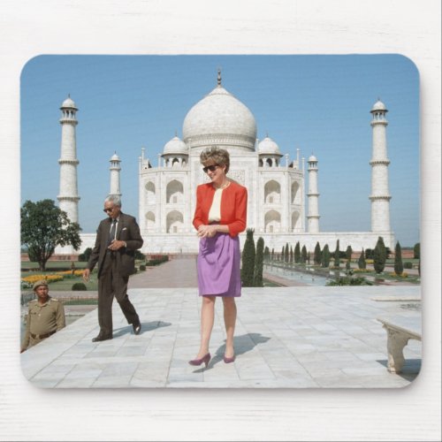 No122 Princess Diana Taj Mahal India 1992 Mouse Pad