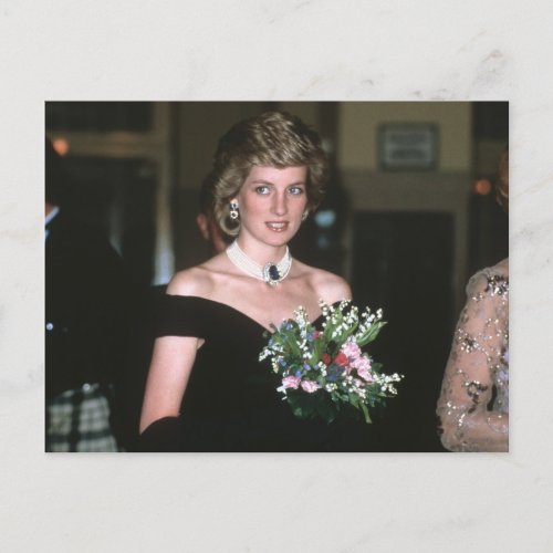 No131 Princess Diana Vienna 1986 Postcard