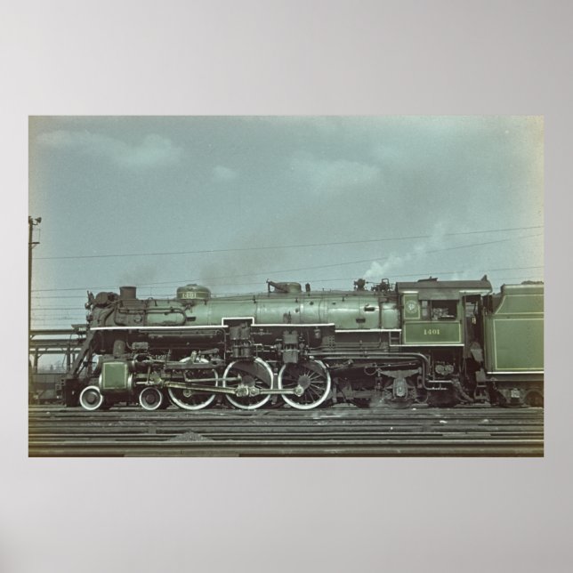 No. 1401 at Ivy City, Washington, D.C. Poster (Front)