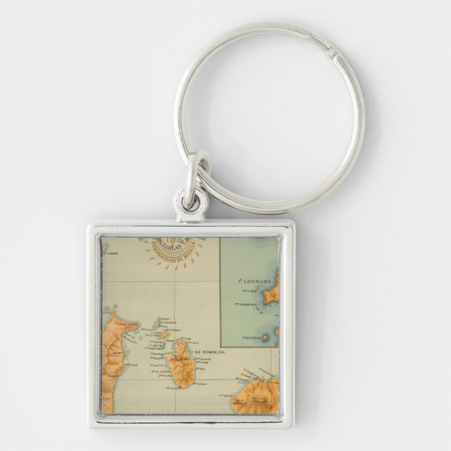 No 16 Romblon, Tablas and Sibuyan Keychain (Front)