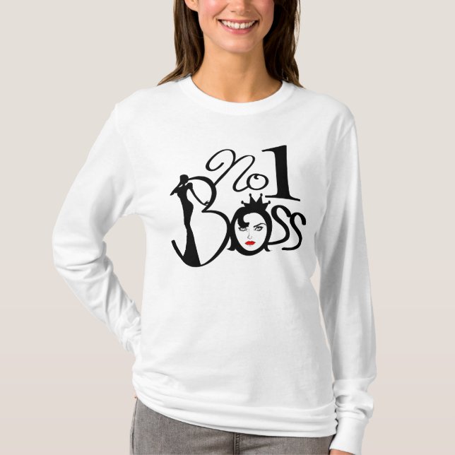 No 1  Boss lady T-shirts (Front)