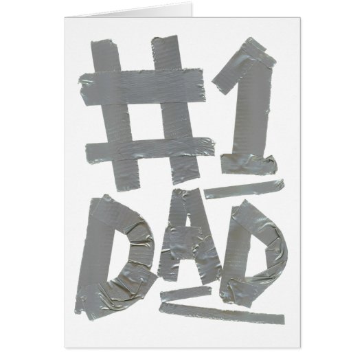 No.1 Dad (Customizable) Cards (Front)
