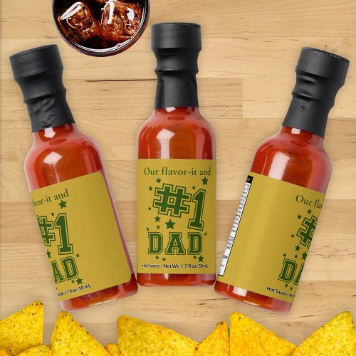 No1 Dad Flavor_it GreenGold Hot Sauces