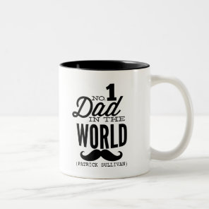 No.1 Dad in the World Mustache Mug