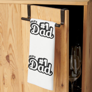 No.1 Dad Kitchen Towel