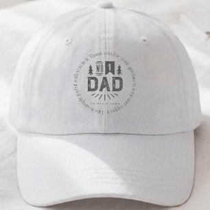 No. 1 Dad Vintage Circle Personalized  Custom Name Hat