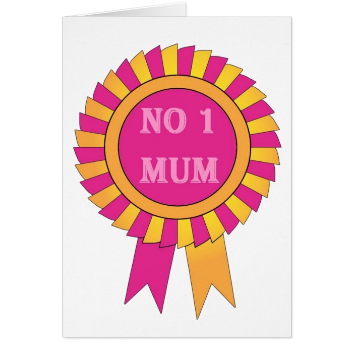 No 1 mum card