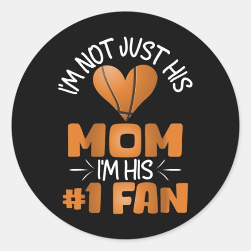 No 1 Sketll Fan Mothers Day Shirt For Amazing Moms Classic Round Sticker