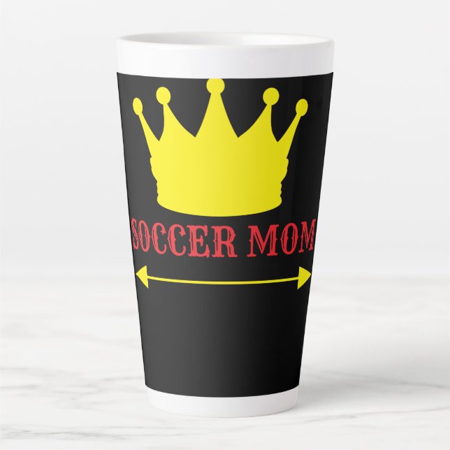 No 1 soccer mom latte mug (Front)
