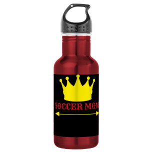 No 1 soccer mom stainless steel water bottle