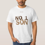 No. 1 Son T-shirt at Zazzle