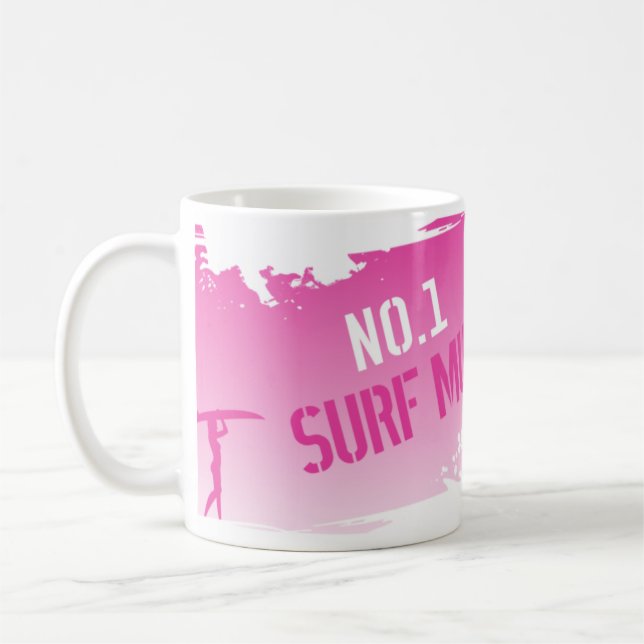No.1 Surf Mom Coffee Mug (Left)