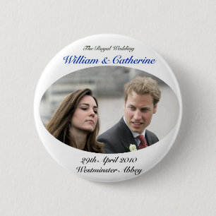 No.1 The Royal Wedding William & Catherine Pinback Button