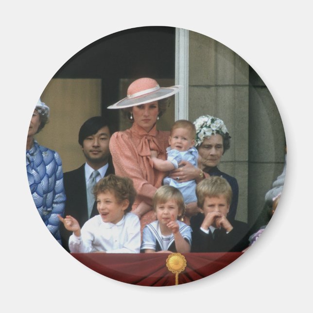 No.20 Prince William Buckingham Palace 1985 Magnet (Front)