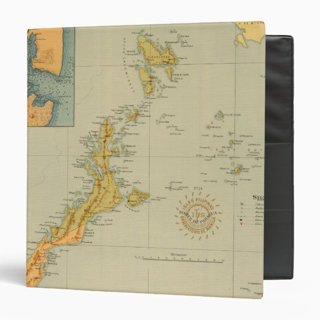No 24 North Paragua 3 Ring Binder (Front/Inside)