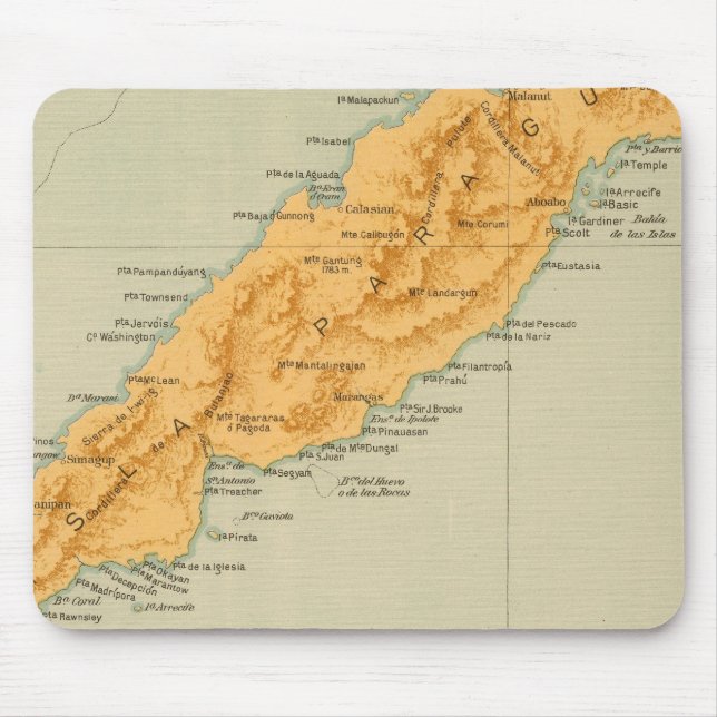 No 25 South Paragua, Balabac Mouse Pad (Front)