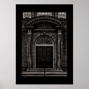 No 27 King's College Circle 1 with Border Poster