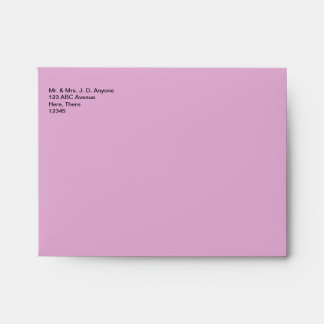 No. 2 Kaleidoscope of Blurred Floral Stencil Envel Envelope