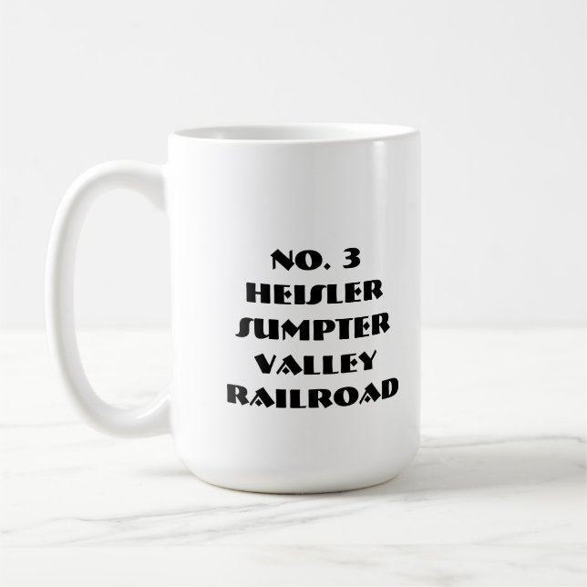 No. 3 HeislerSumpter Valley Railroad Coffee Mug (Left)