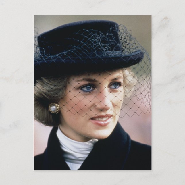 No.44 Princess Diana France 1988 Postcard (Front)