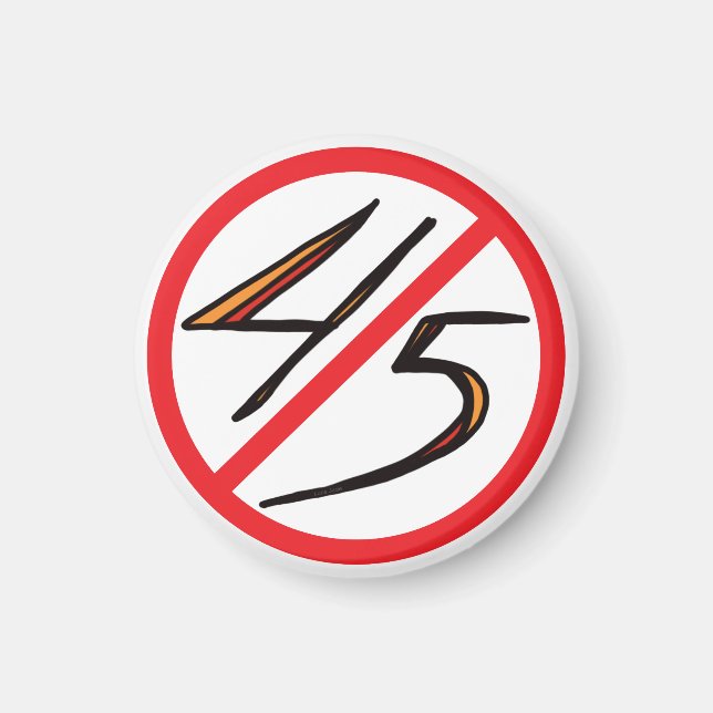 NO 45 Magnet (Front)