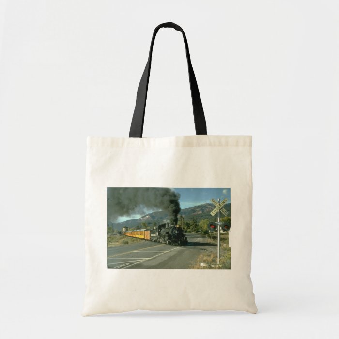 No. 481 crosses the highway north of Durango, Colo Tote Bag