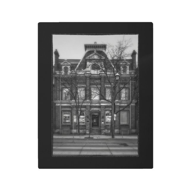No 496 Queen St E 4 with Border Metal Print (Front)