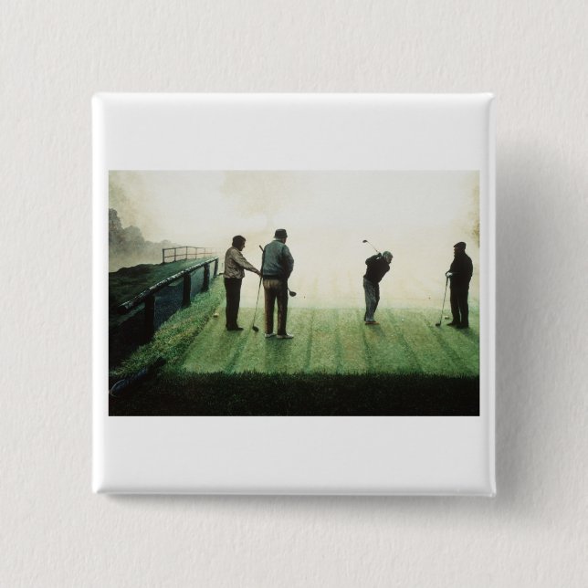 No.4 'Autumn morning' by Ron McGill Pinback Button (Front)