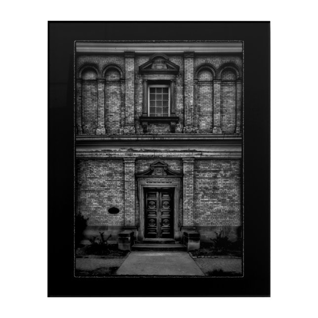 No 520 Sherbourne St 2 with Border Acrylic Print (Front)