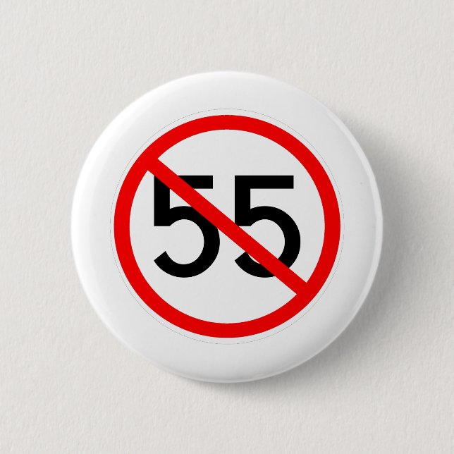 No 55 button (Front)