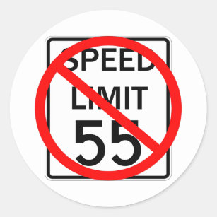 Limited to 50 MPH Decal 150mm Diameter 2 x Speed Restriction Sticker 