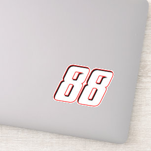 No. 88 Custom-Cut Sticker