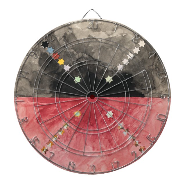 No. A (Atom Series) | Hilma af Klint | Dart Board (Front)