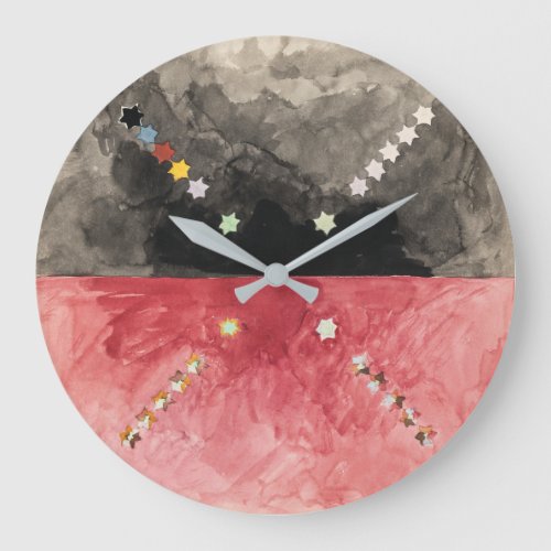 No A Atom Series  Hilma af Klint  Large Clock
