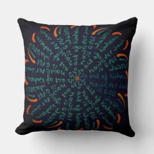No Act Of Kindness However Small Is Ever Wasted Throw Pillow