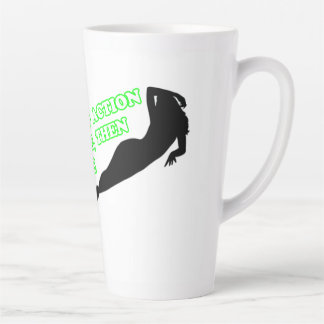 No Action, No Debate Latte Mug