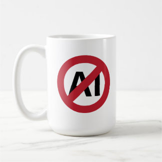 No AI allowed Coffee Mug