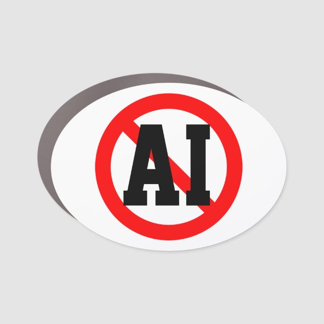 No AI Car Magnet (Front)