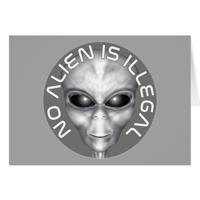 No Alien Is Illegal Cards (Front Horizontal)