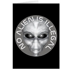 No Alien Is Illegal Cards