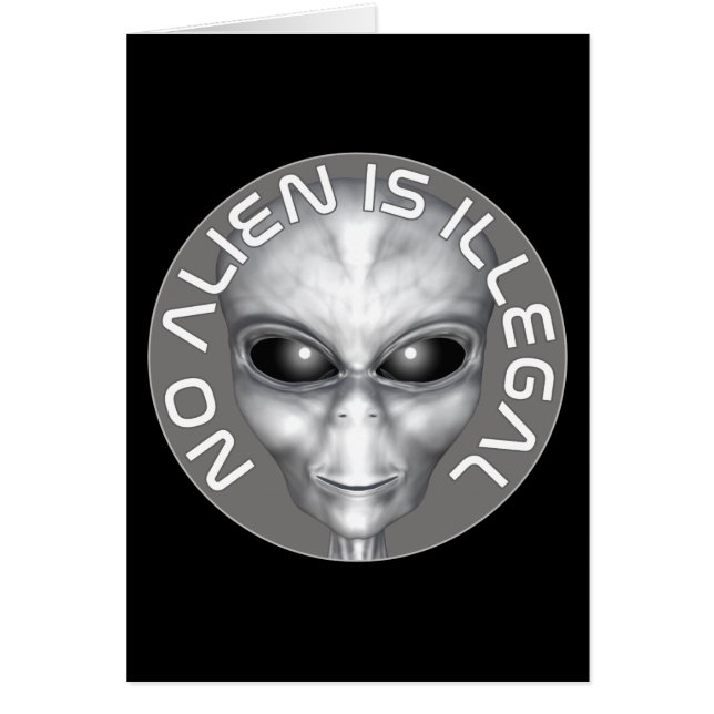 No Alien Is Illegal Cards (Front)
