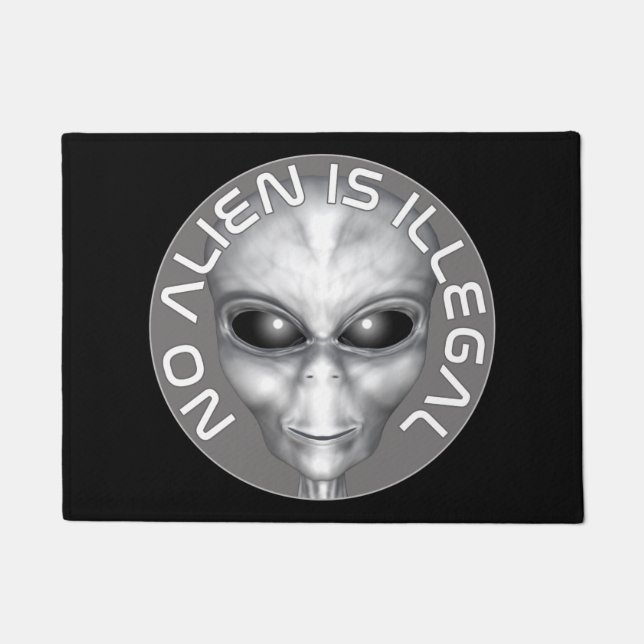No Alien Is Illegal Doormat (Front)