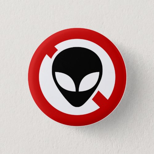 NO ALIENS BUTTON